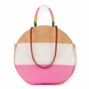 Colorful Woven Tote Bag